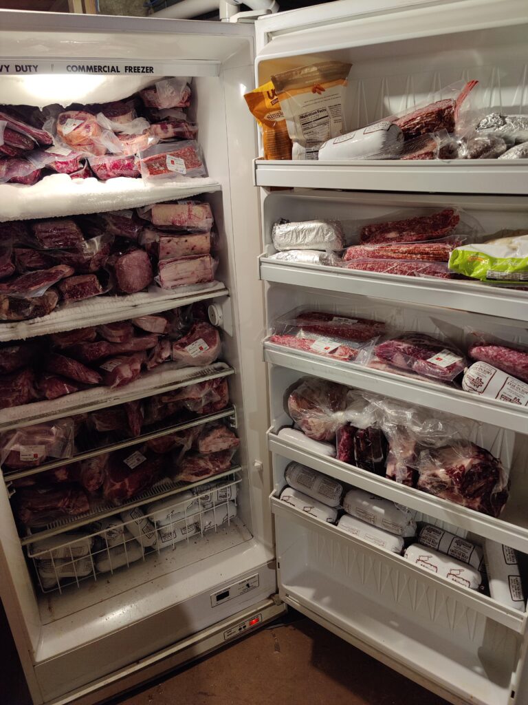 How Much Freezer Space for Half a Cow?